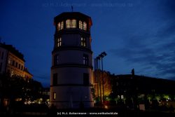 Duesseldorf Altstadt Schlossturm Abend 010