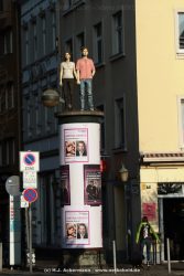 Duesseldorf Saeulenheilige Paar1 003